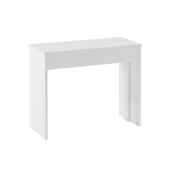 Mesa consola extensible 140 blanca
