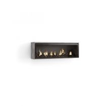 Chimenea Eléctrica LED 107x38x25cm Cemento - Colgado Innovation Home Furnish Sl.
