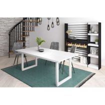 Mesa de comedor 200 Blanco estilo industrial Innovation Home Furnish Sl.
