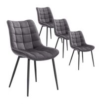 Pack 4 sillas comedor tapizada Innovation Home Furnish Sl.